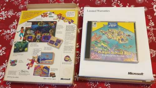 Big box PC game: Microsoft`s The Magic School Bus Collection