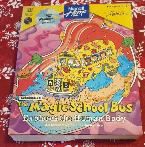 Big box PC game: Microsoft`s The Magic School Bus Collection