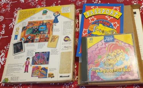 Big box PC game: Microsoft`s The Magic School Bus Collection