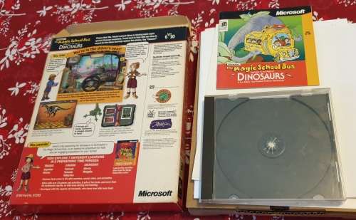 Big box PC game: Microsoft`s The Magic School Bus Collection