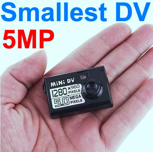 Mini 5 MP DV Cam World Smallest