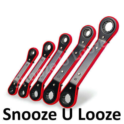 Quality 5 Piece Ratchet Spanner Set 10 different sizes from 6mm to 21mm !!2 Sets available!!