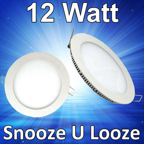 Super Bright !! 12W LED !! Steel Ceiling Light !! 4 Units !! **RRP R 650.00**
