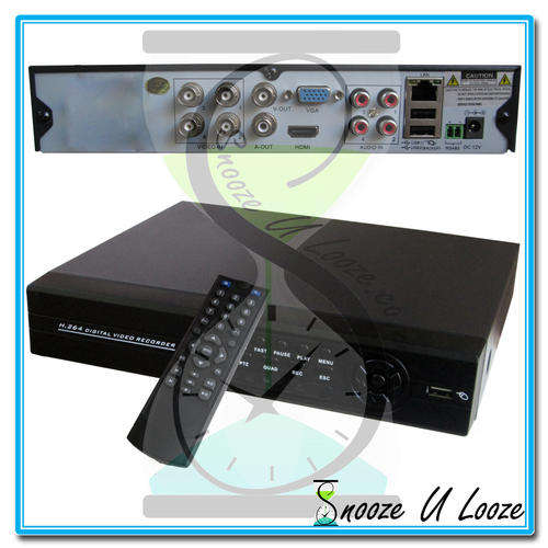 4 Ch HDMI CCTV DVR (Cellphone, Internet viewing, Email alert, Motion Detection) **6 Month Warranty**