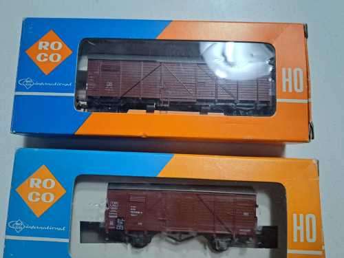 HO roco goods wagons