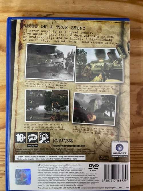 Brothers in Arms: Road to Hill 30(PS2)