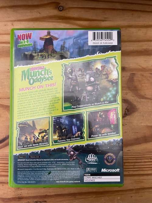Oddworld: Munch`s Oddysee(Xbox Original)