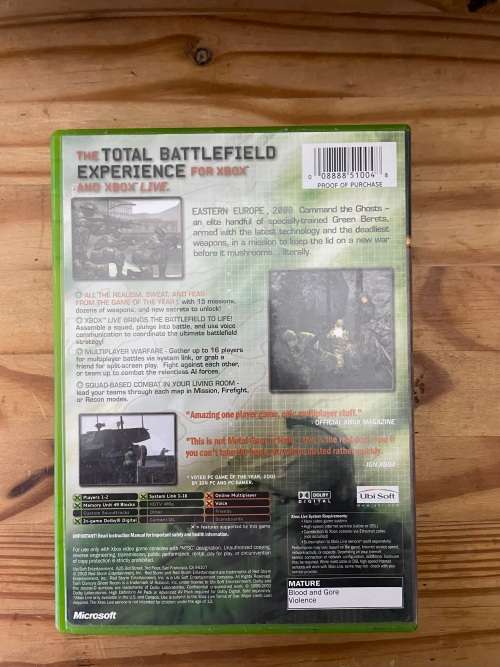 Tom Clancy`s Ghost Recon (2001)(Xbox Original)
