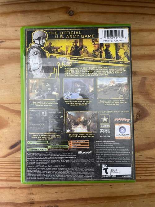 America`s Army: Rise of a Soldier(Xbox Original)