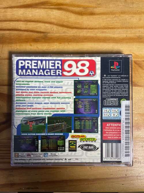 Premier Manager 98(PS1)