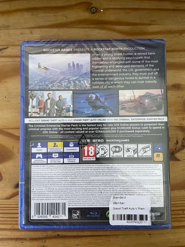 Grand Theft Auto V: Premium Edition(PS4)