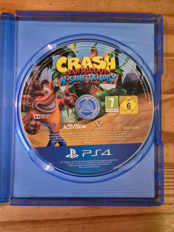 Crash Bandicoot N. Sane Trilogy(PS4)