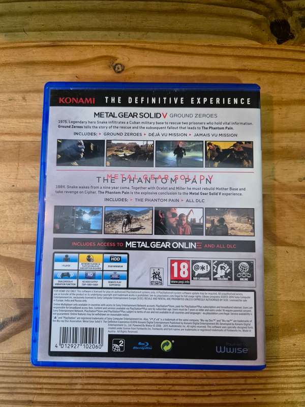 Metal Gear Solid V: The Definitive Experience(PS4)