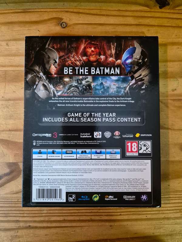 Batman: Arkham Knight(GOTY)(PS4)
