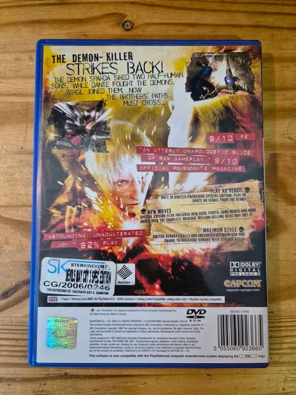 Devil May Cry 3: Dante`s Awakening Special Edition(PS2)