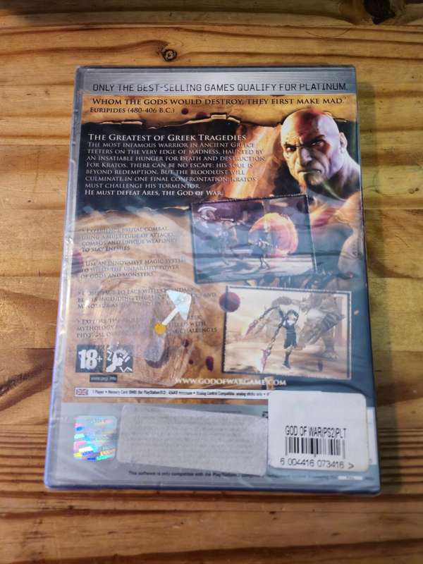 God Of War(Factory Sealed)(PS2)