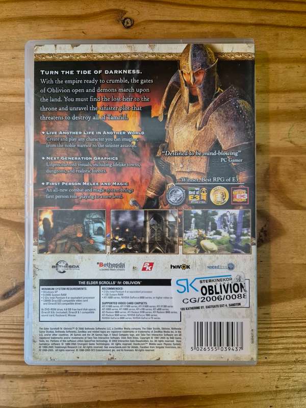 The Elder Scrolls IV: Oblivion(PC)