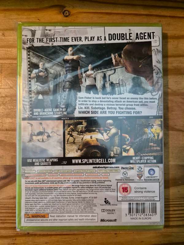 Splinter Cell Double Agent(Xbox 360)