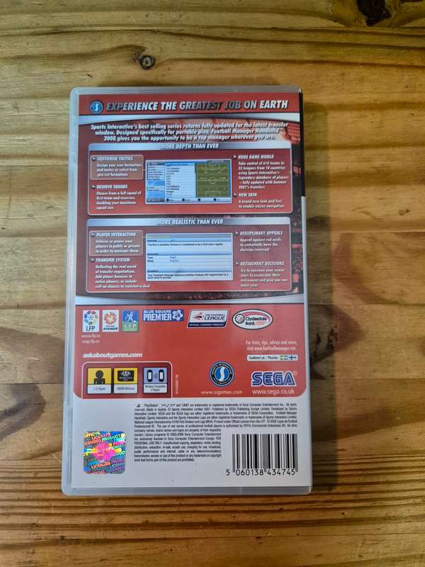 Football Manager Handheld 2008(PSP)