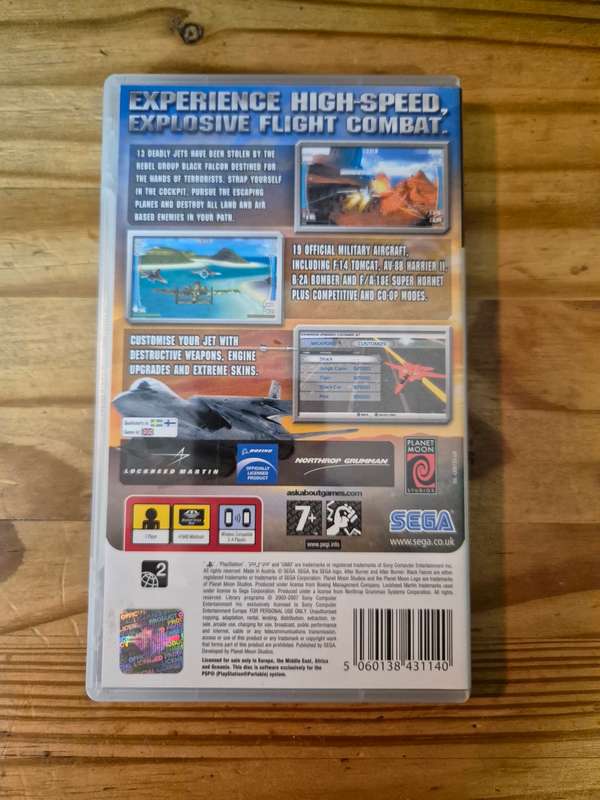 After Burner: Black Falcon(PSP)