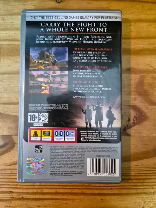 Medal Of Honor: Heroes(PSP)