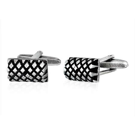 Grid Checker Cuff Links - RR79