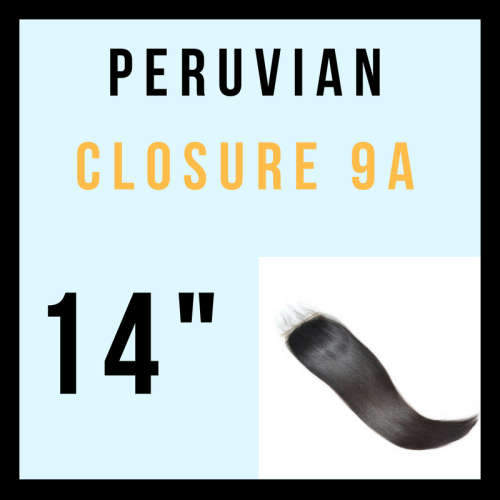 Peruvian Closure (Free Part) - Grade 9A - 14"