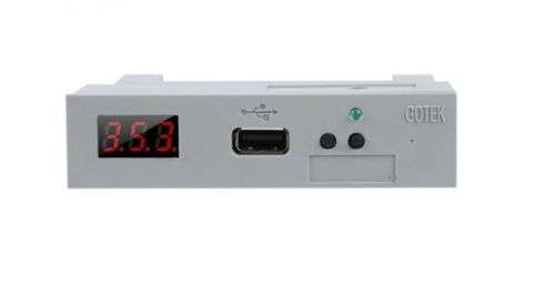 Gotek, 3.5inch 1.44MB USB Floppy Stiffy Drive Emulator for Musical instruments, SFR1M44-U100K
