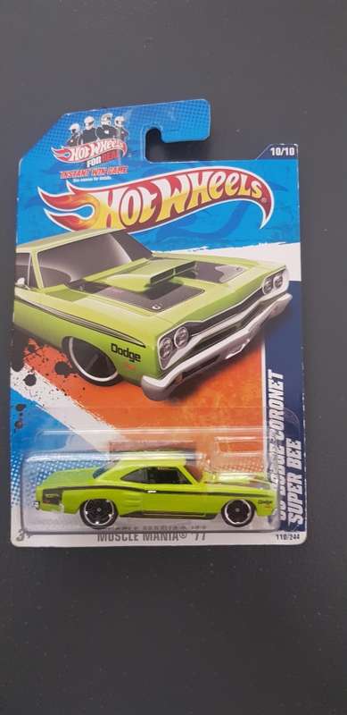 Hot wheels 69 dodge coronet super bee