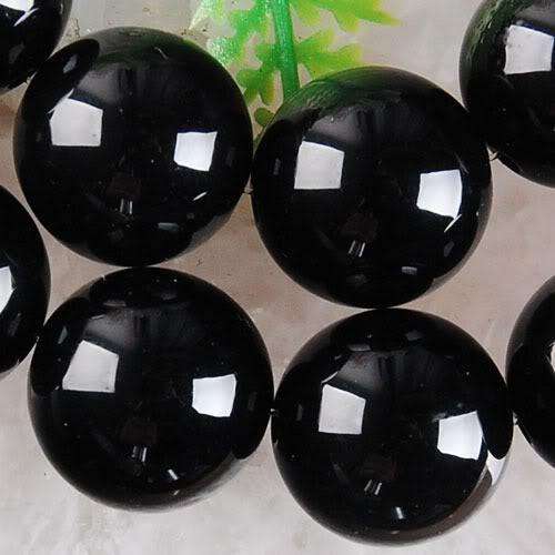 8MM ONYX  GORGEOUS   15INCH  50 PIECES