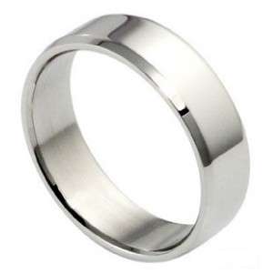 STAINLESS STEEL  BEVELLED SMOOTH EDGES FOR COMFORT FIT   6MM WIDE  SIZE 9