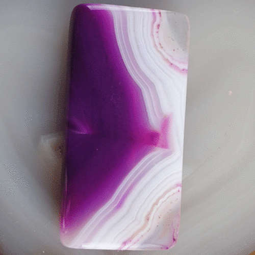 PINK BANDED AGATE 42MM X 21MM X 7MM