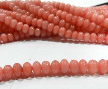 MORGANITE RONDELL  5X8MM 69 BEADS
