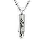 ANOTHER UNIQUE ROXSHELL SPECIAL  STAINLESS STEEL BULLET PENDANT