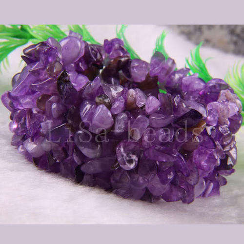 AMETHYST WEAVED BRACELET UNTREATED