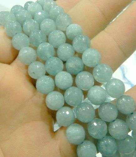 AQUAMARINE FACETED  4MM   89 PIECES LOVELY SOFT PISTACHE COLOR