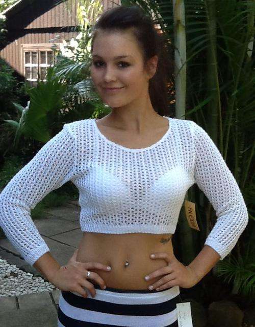 KNITTED LACE  SUMMER TOP MADE ON ORDER