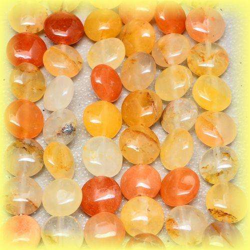 AGATE  11 X 11 X 6 MM  LOOSE BUTTON GEMS 40 PIECES