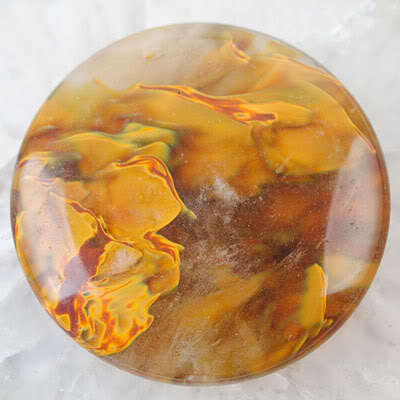 3 DIMENSIONAL CHERRY QUARTZ 45MM  PENDANT  12MM THICK WITH FREE THONG OF CHOICE