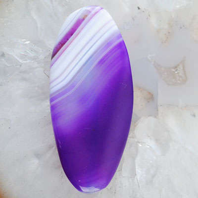 PURPLE ONYX AGATE  46MMX21MMX7MM