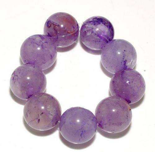 AMAZING 14MM AMETHYST NATURAL  9 PIECES