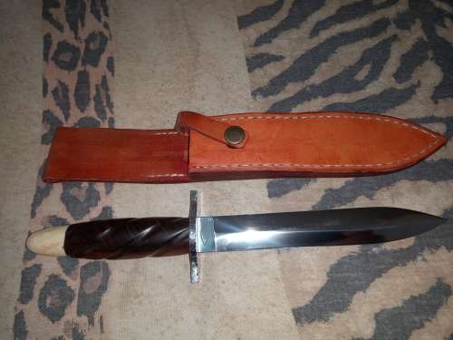 THERON HANDMADE DAGGER 28 CM WITH LEATHER SHEAT