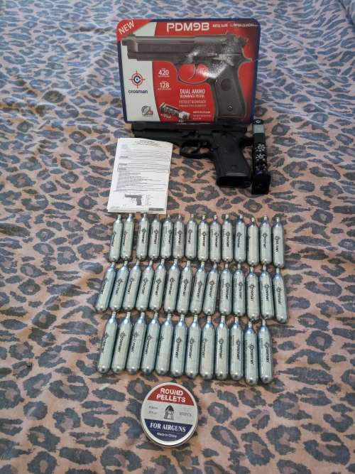 Crosman PDM9B BB & Pellet Pistol 2 joule
