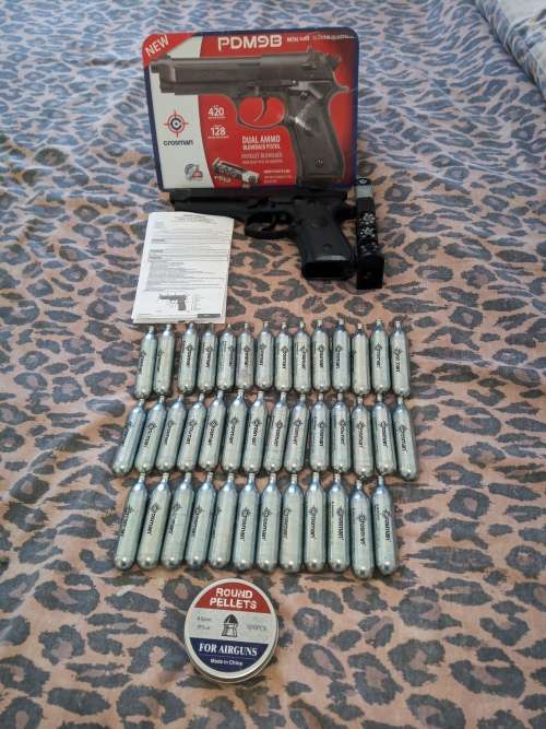 Crosman PDM9B BB & Pellet Pistol 2 joule