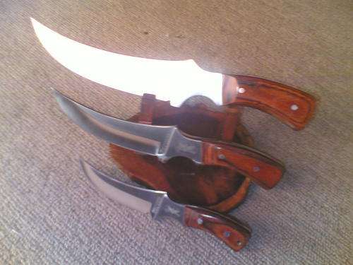 SET OF SABRE HUNTING KNIFES TOP QUALITY 440SS STEEL