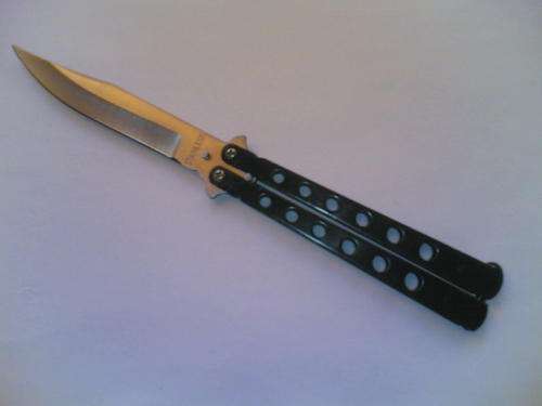 BUTTERFLY KNIFE 22CM SS STEEL