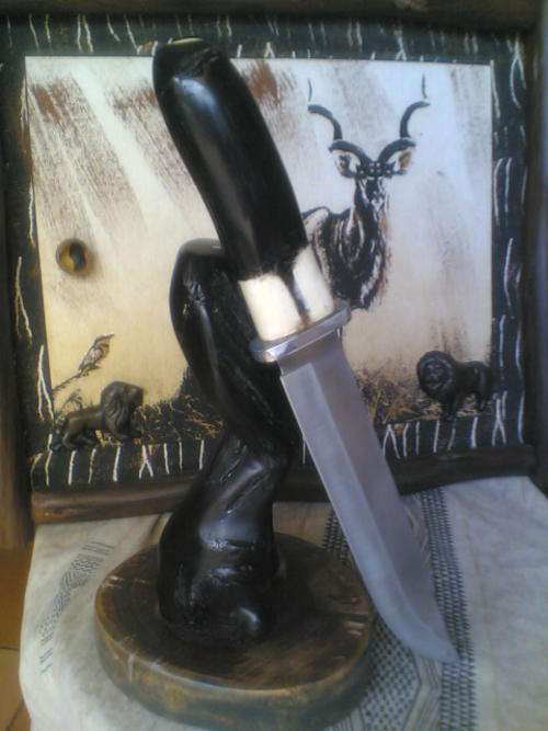 LARGE HANDMADE OUTDOOR KNIFE BY JWK KNIFES