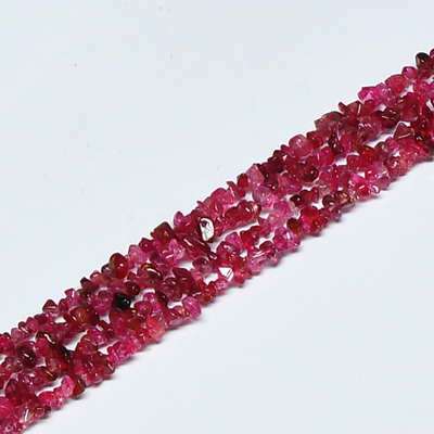 DAZZLING ~ ROUGH SPINEL BEAD NECKLACE ~ RARE AND NATURAL!