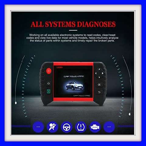 Launch Creader CRP Touch Pro 5.0` Android Touch Screen Full System Diagnostic Service Reset Tool