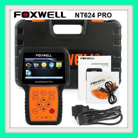 Foxwell NT624 AutoMaster Pro All Makes All Systems OBD2 EOBD Scanner